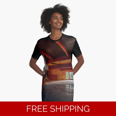 Le Studio Graphic T-Shirt Dress Recording Room